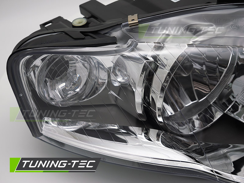 Headlight Audi A4 B7 04-08 Chrome Right TYC – náhľad 2