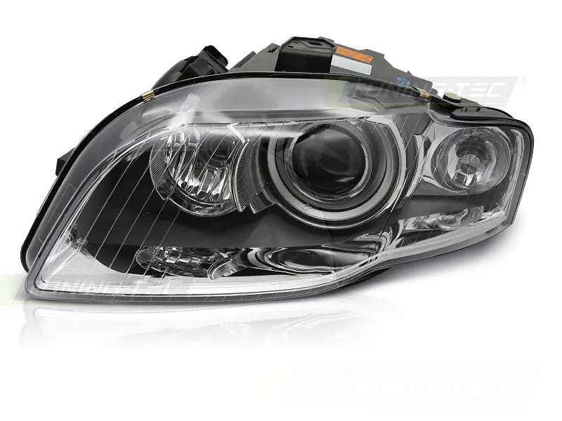 Headlight Xenon Audi A4 B7 04-08 Chrome Left