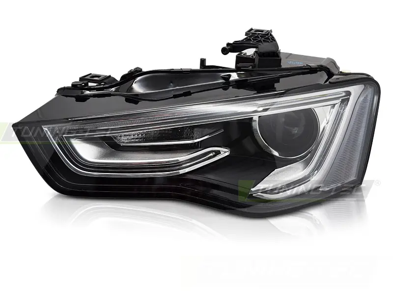 Headlight Xenon Audi A5 8T 12-16 Black Left