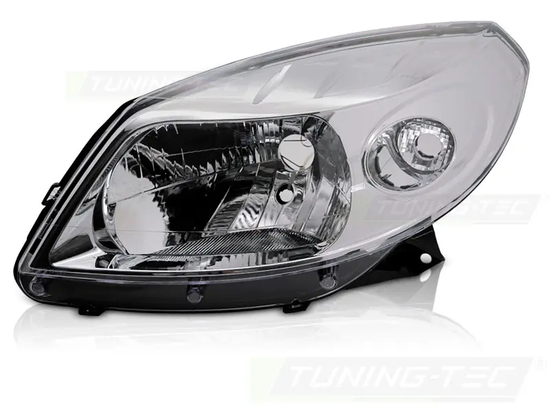 Headlight Dacia Sandero 08-12 Chrome Left