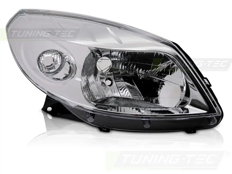 Headlight Dacia Sandero 08-12 Chrome Right
