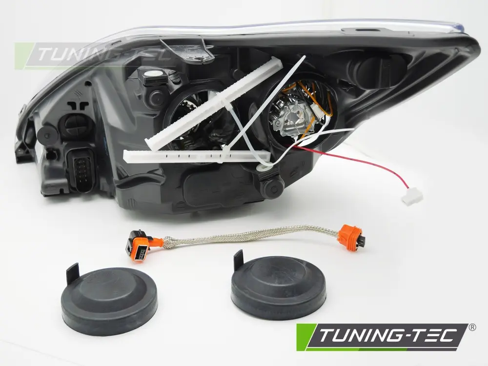 Headlight Ford Focus MK2 08-10 Xenon Black Right – náhľad 2