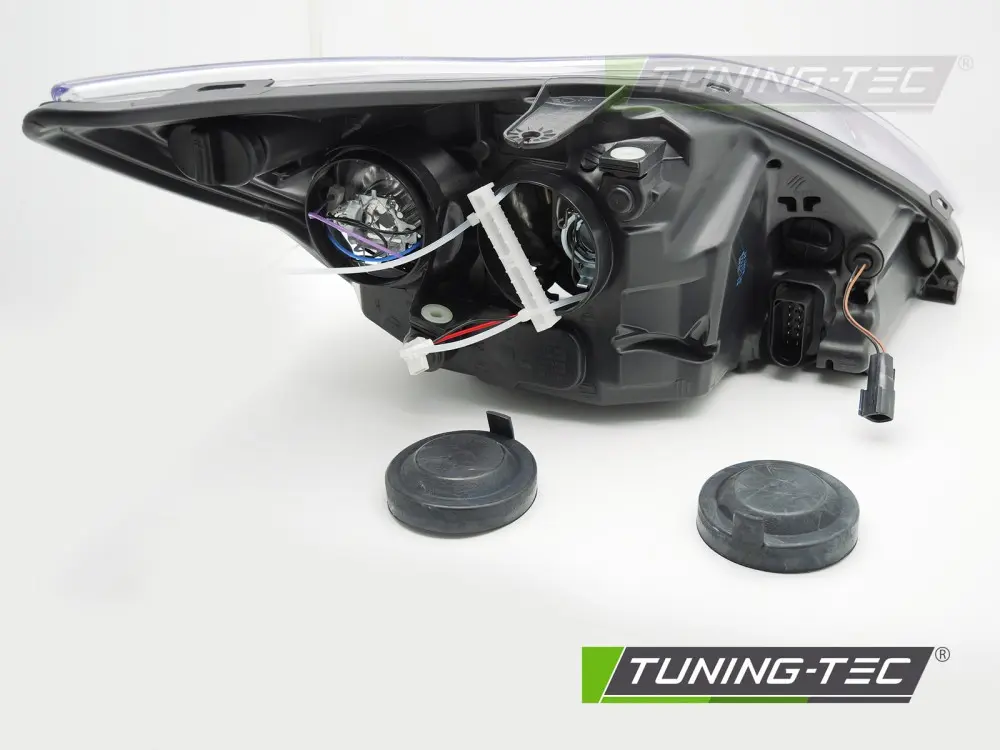 Headlight Ford Focus MK2 08-10 AFS Black Left TYC – náhľad 2