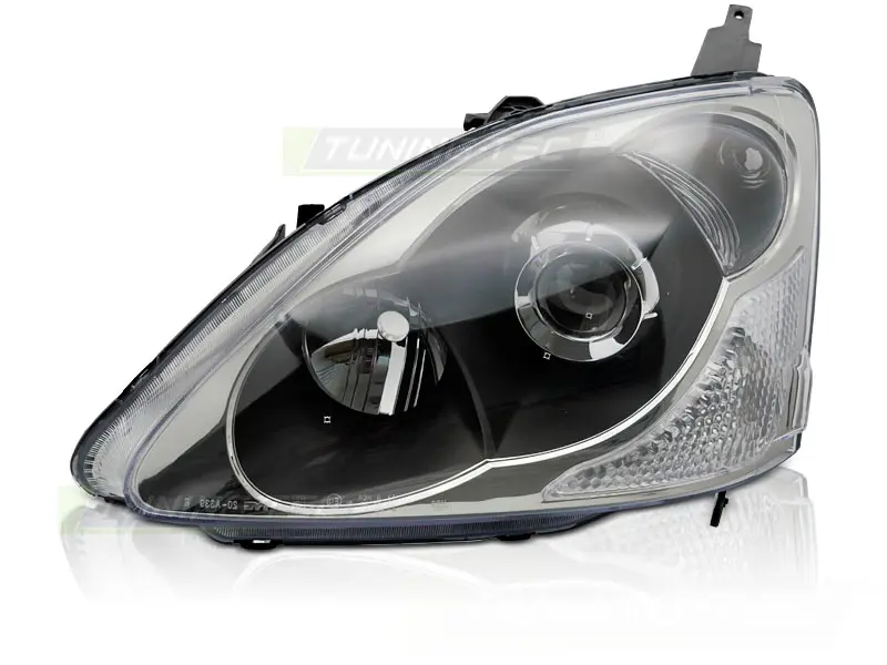 Headlight Honda Civic VII 03-06 Hatchback Black Left