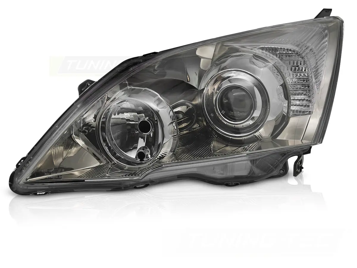 Headlight Honda CR-V III 06-12 Smoke Chrome Left