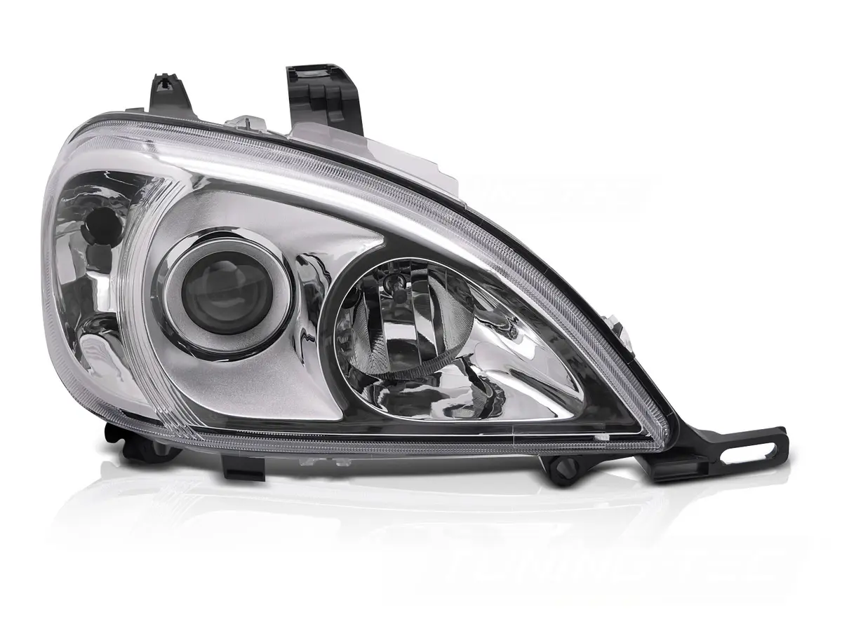 Headlight Mercedes M-Class W163 01-05 Chrome (right)