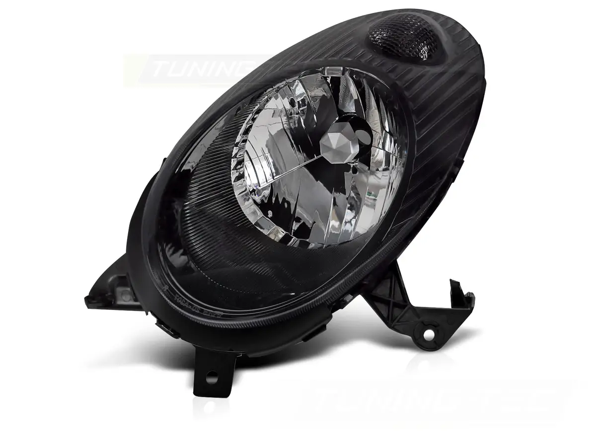 Headlight Nissan Micra K12 03-07 Black Left