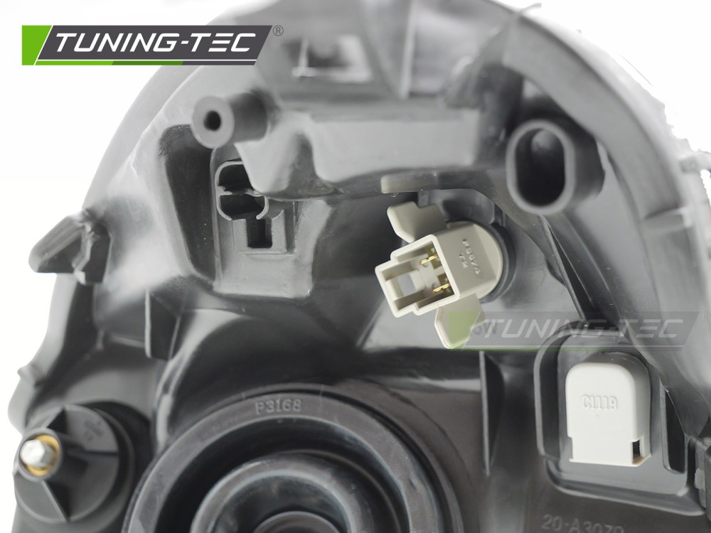 Headlight Nissan Micra K12 03-07 Black Right – náhľad 3