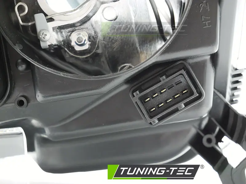 Headlight Opel Astra H 04-10 Black Left (TYC) – náhľad 4