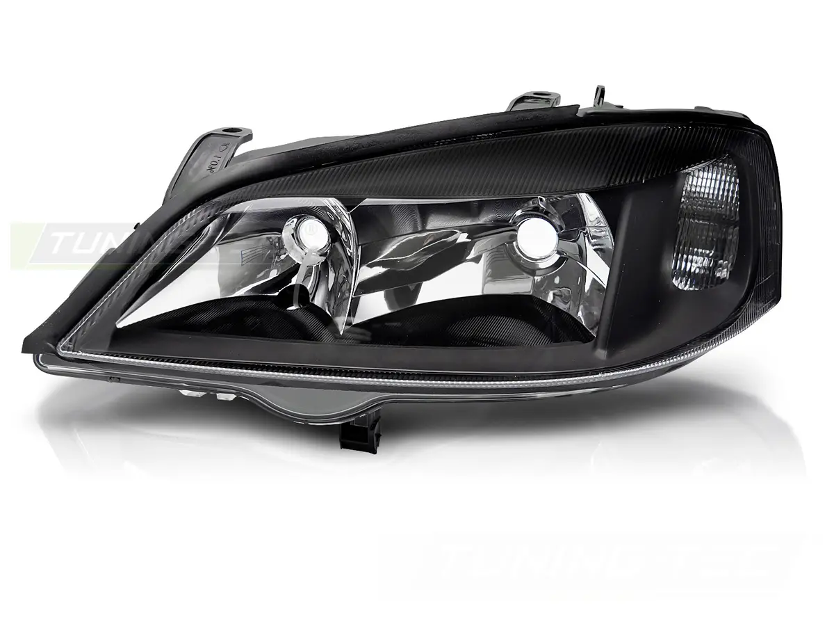 Headlight Opel Astra G 97-04 Black Left
