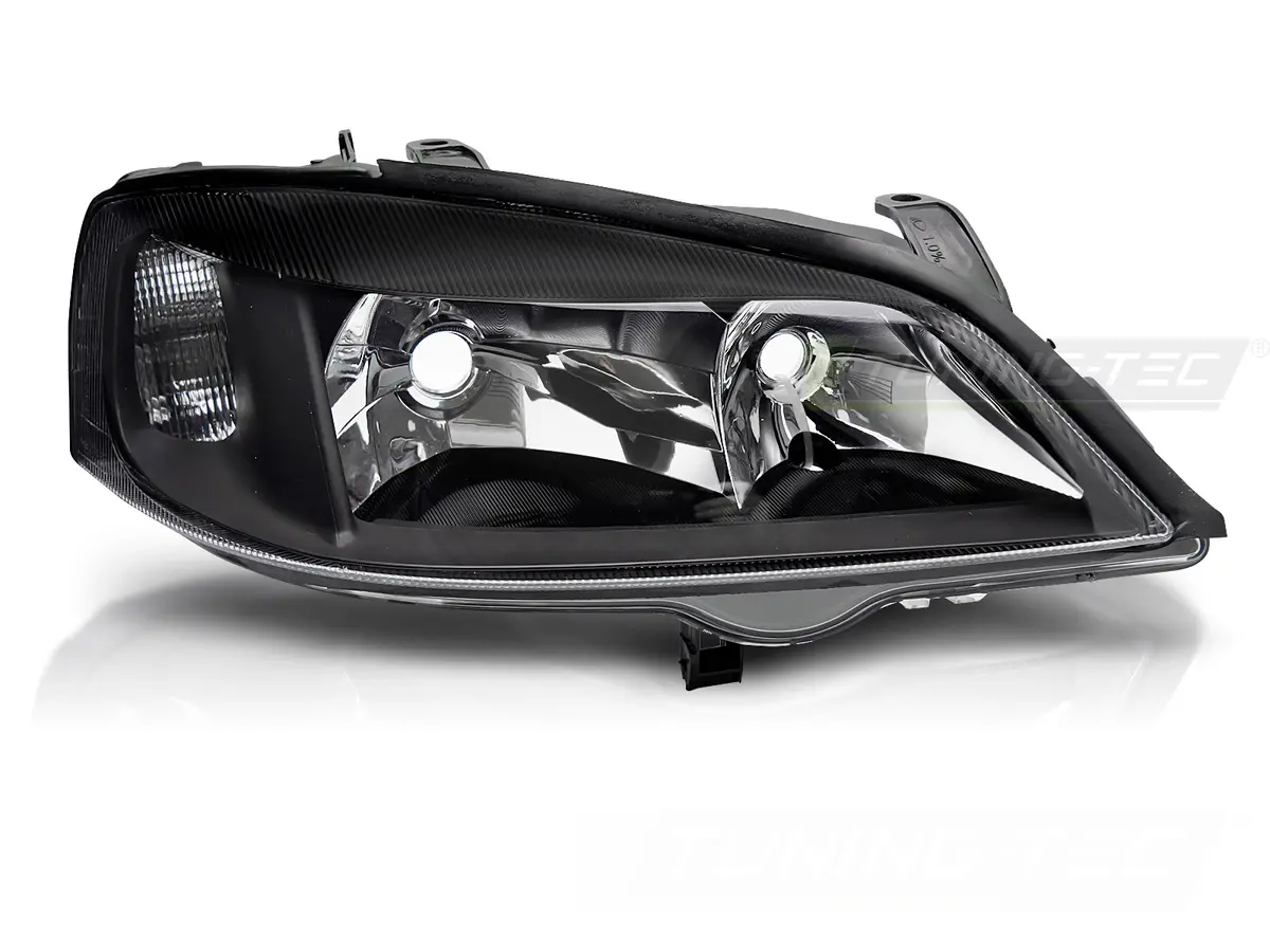 Headlight Opel Astra G 97-04 Black Right
