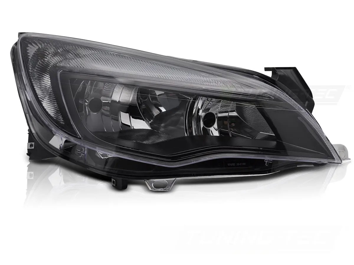 Headlight Opel Astra J 10-15 Black Right TYC