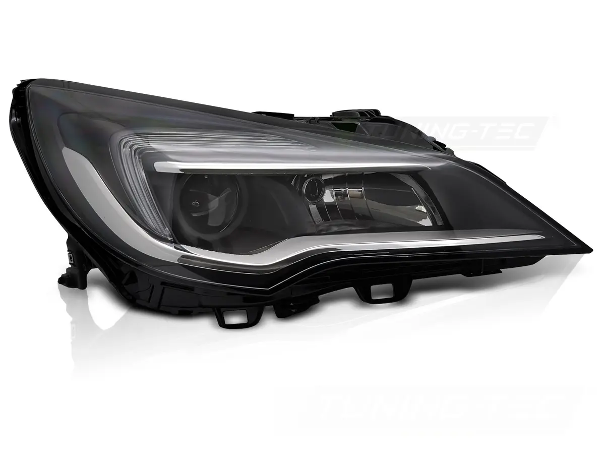 Headlight Opel Astra K 15-19 Black Right TYC