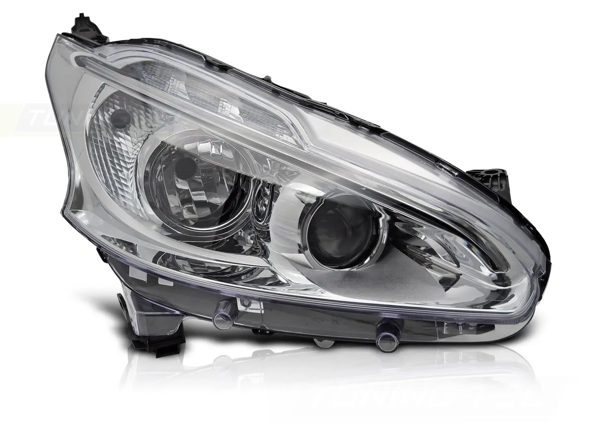 Headlight Peugeot 208 12-15 Chrome LED Right