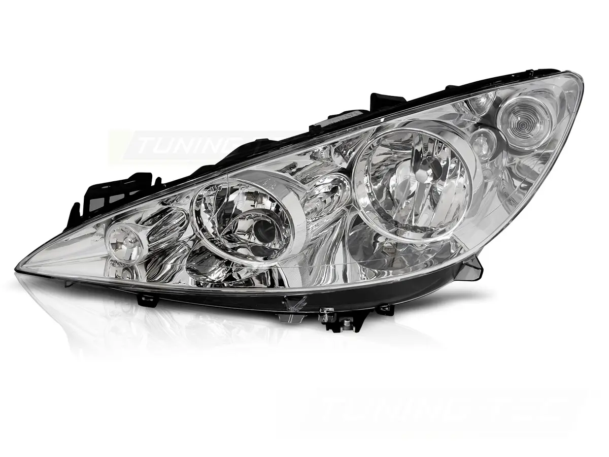 Headlight Peugeot 308 07-10 Chrome LED Left TYC