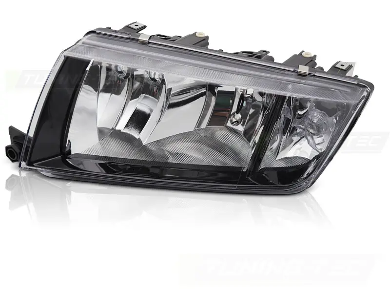 Headlight Škoda Fabia 99-07 Black Left