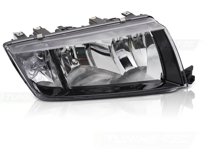 Headlight Škoda Fabia 99-07 Black Right
