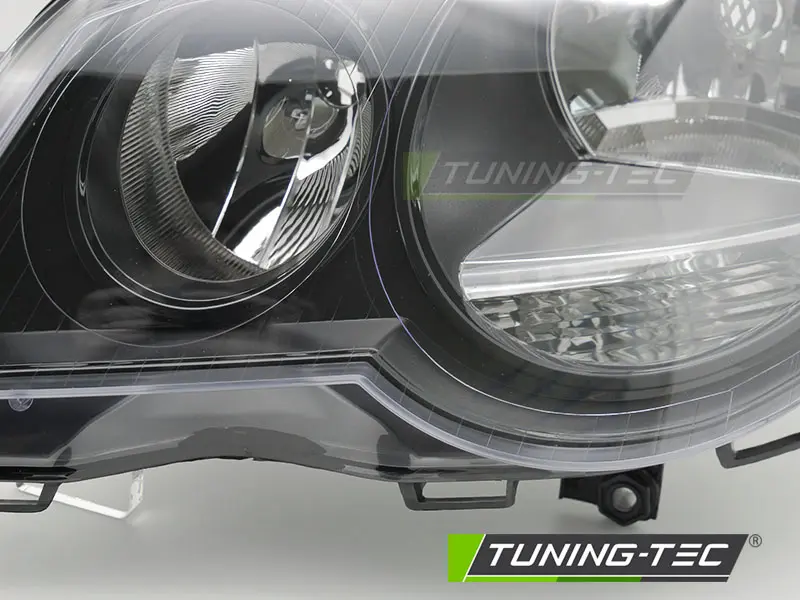 Headlight VW Polo 9N3 05-09 Black Left – náhľad 2