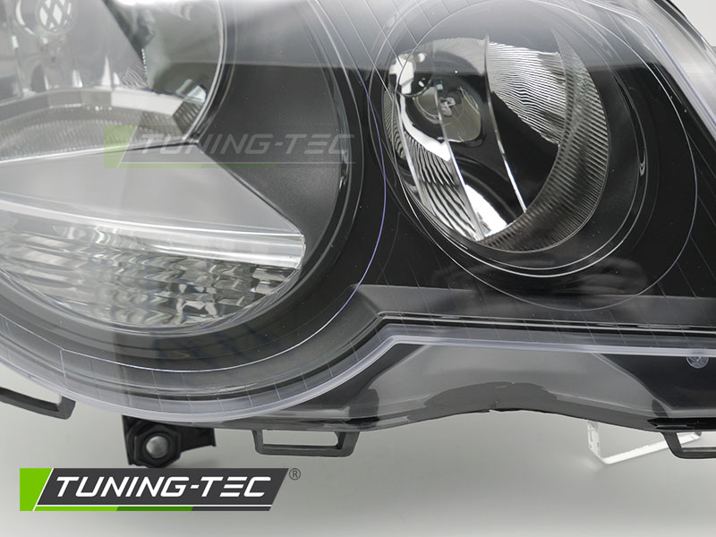 Headlight VW Polo 9N3 05-09 Black Right – náhľad 2