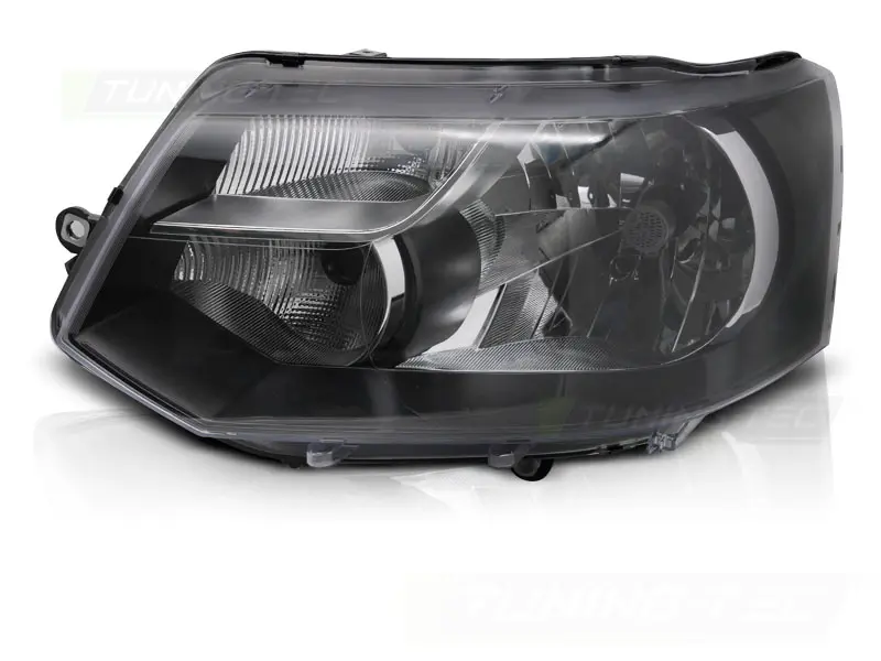 Headlight Black Left VW T5 10-15