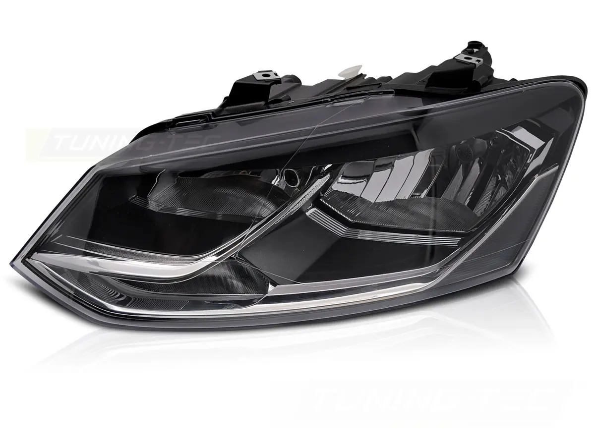 Headlight Left VW Polo 6R 14-17 Black TYC