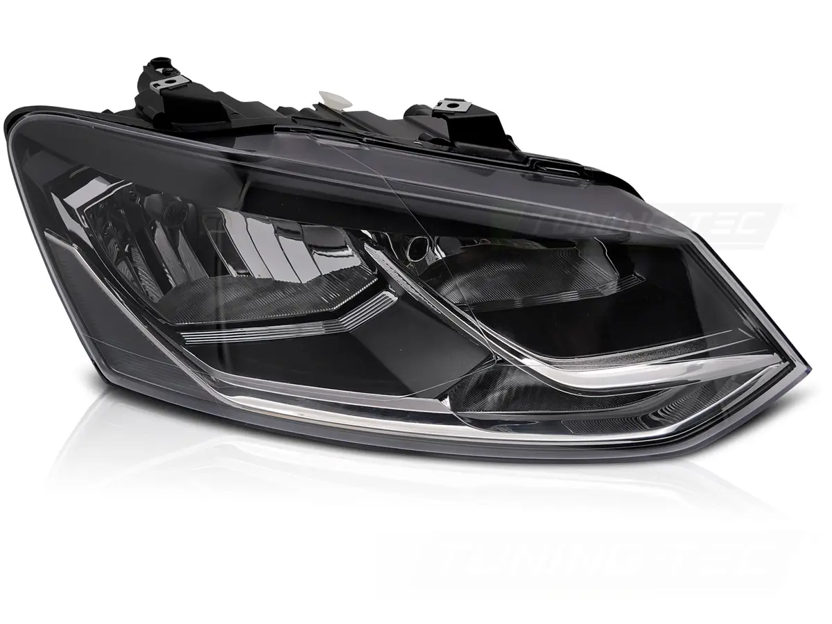 Headlight Right VW Polo 6R 14-17 Black TYC