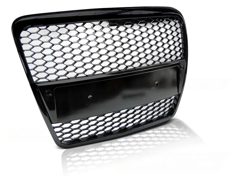 Front Grille Audi A6 C6 04-08 Sport Glossy Black