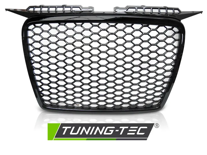 Front Grille Audi A3 8P 05-08 Sport Glossy Black – náhľad 2