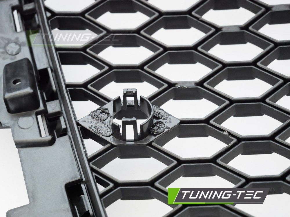 Front Grille Audi A3 8P 08-12 Sport Glossy Black PDC – náhľad 3