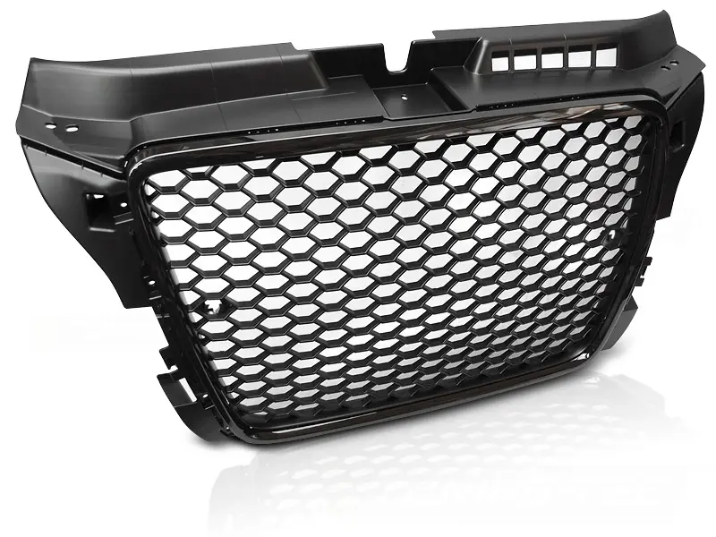 Front Grille Audi A3 8P 08-12 Sport Glossy Black PDC