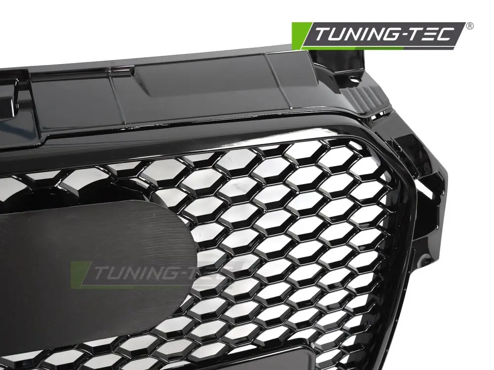 Front Grille Audi A1 8X 10-14 Sport Glossy Black PDC – náhľad 5