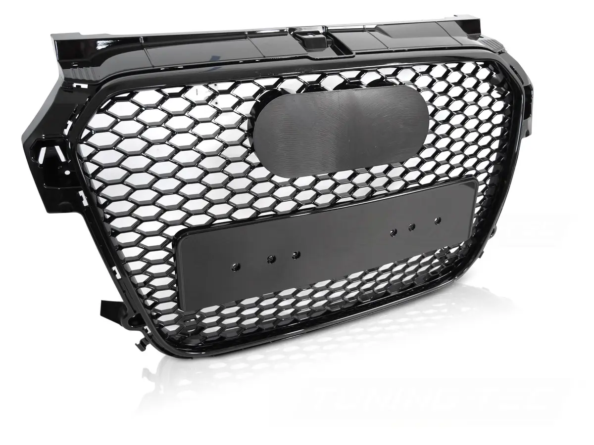 Front Grille Audi A1 8X 10-14 Sport Glossy Black PDC