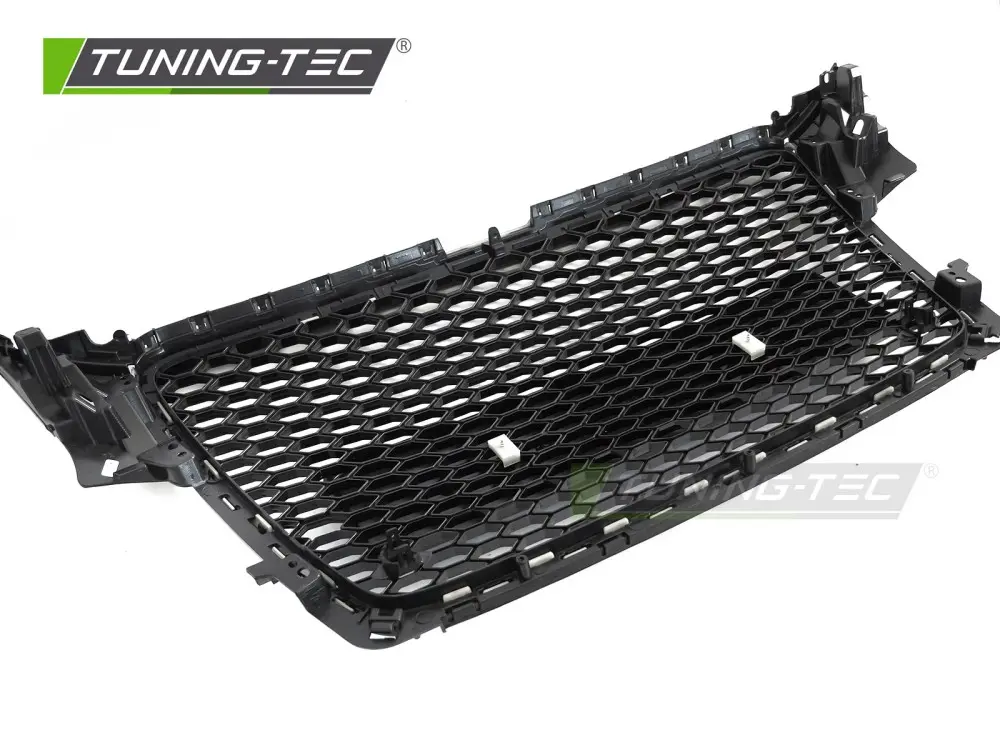 Front Grille Audi A4 B8 08-11 Sport Glossy Black PDC – náhľad 6