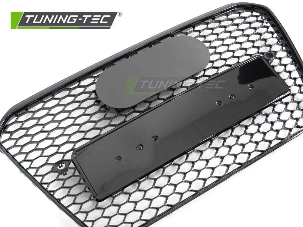 Front Grille Audi A5 8T 8F 11-16 Sport Glossy Black PDC – náhľad 3