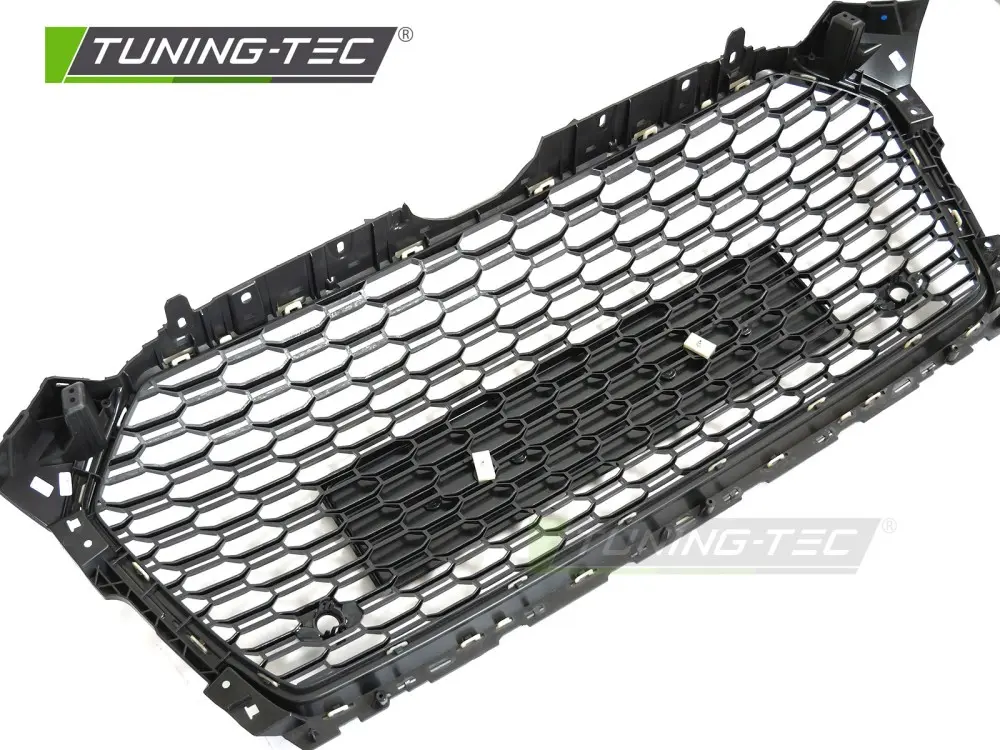 Front Grille Audi A5 F5 16-18 Sport Glossy Black PDC – náhľad 5