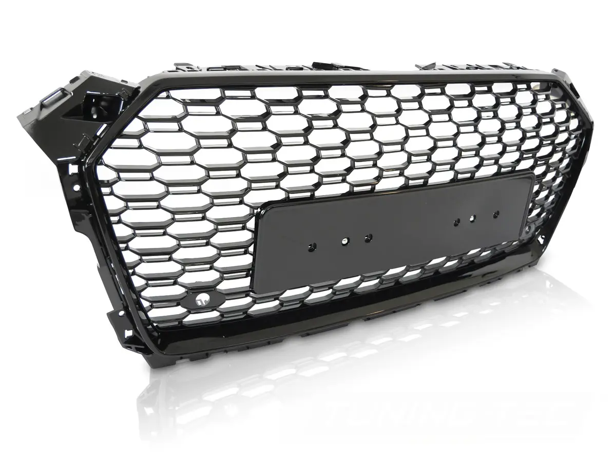 Front Grille Audi A5 F5 16-18 Sport Glossy Black PDC