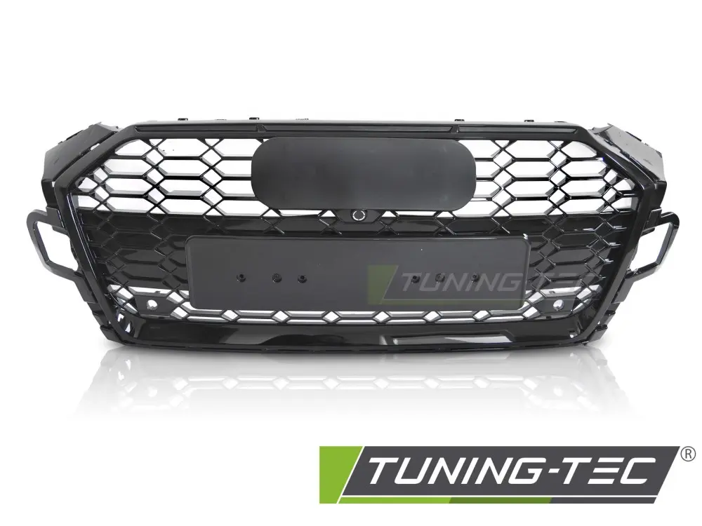 Front Grille Sport Audi A5 F5 19-23 Glossy Black PDC – náhľad 2