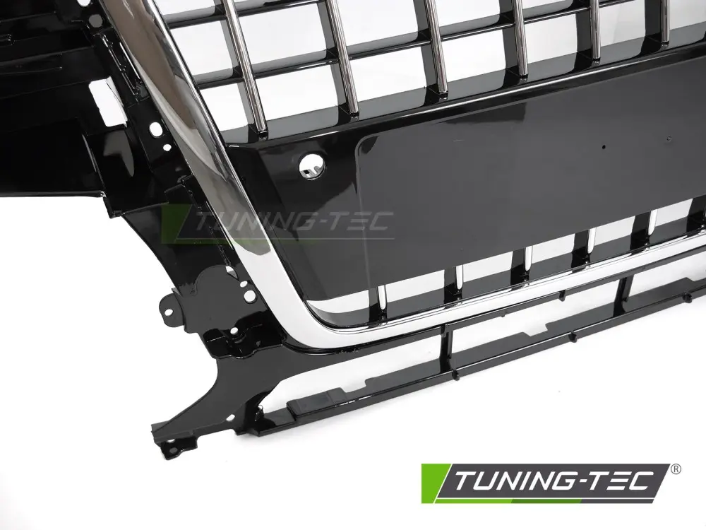 Front grille Audi Q5 8R 08-12 Sport S Style Black Chrome PDC – náhľad 3