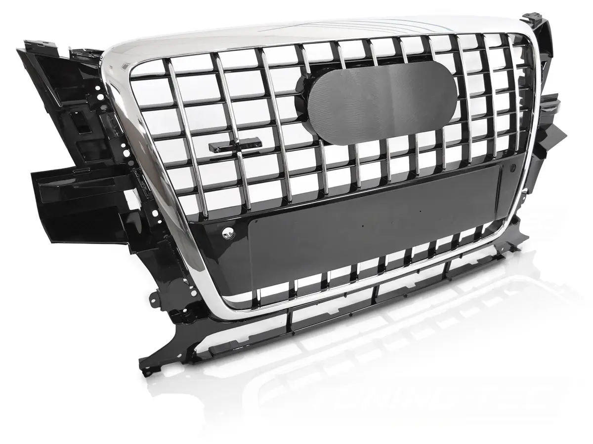 Front grille Audi Q5 8R 08-12 Sport S Style Black Chrome PDC