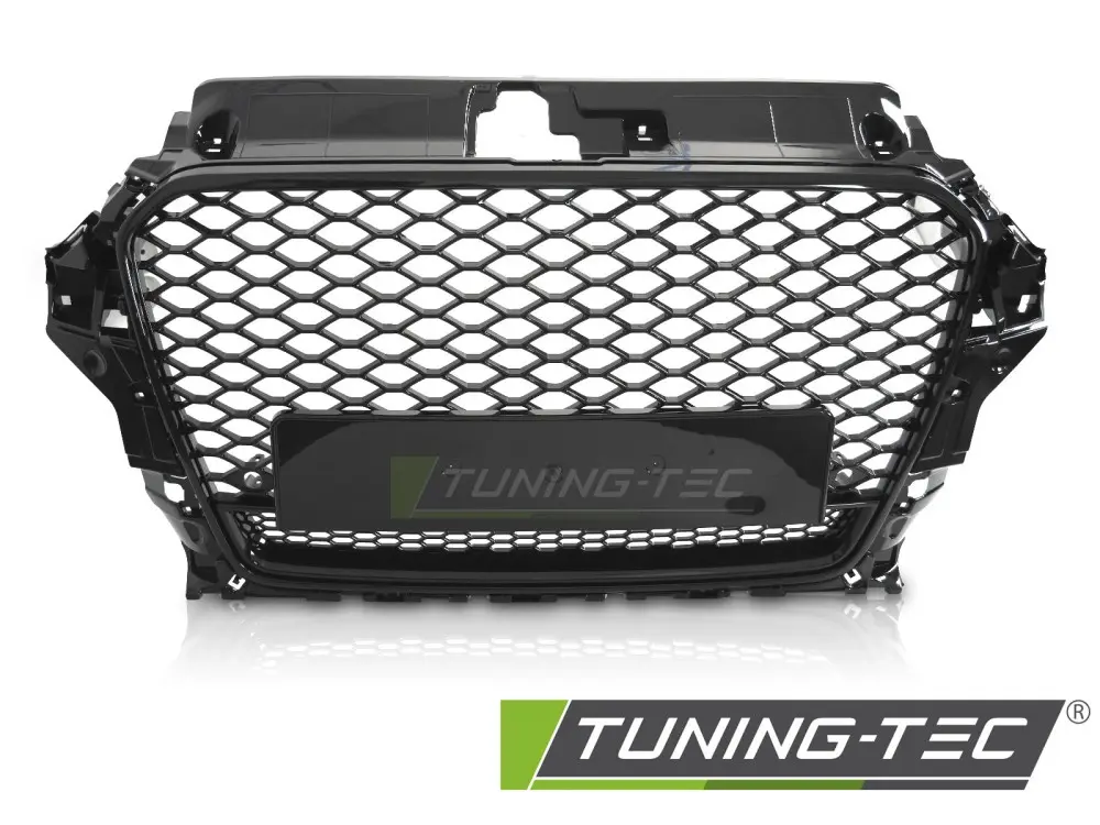 Front Grille Audi A3 8V 12-16 Sport Black PDC – náhľad 2