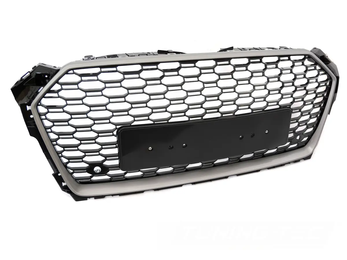 Front Grille Audi A5 F5 16-18 Sport Silver-Black PDC