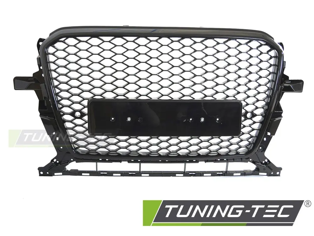 Predná maska Audi Q5 8R 12-16 Sport Style Glossy Black PDC – náhľad 2