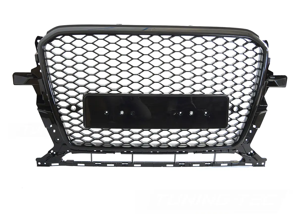 Front Grille Audi Q5 8R 12-16 Sport Style Glossy Black PDC