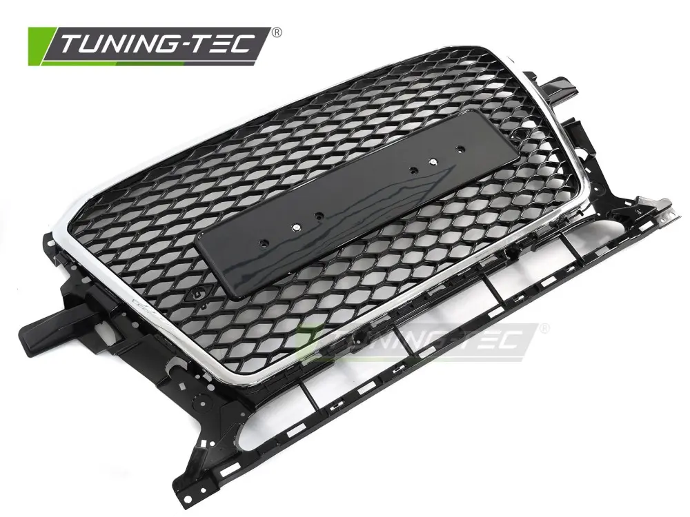 Predná maska Audi Q5 8R 12-16 Sport Style Black Chrome PDC – náhľad 3