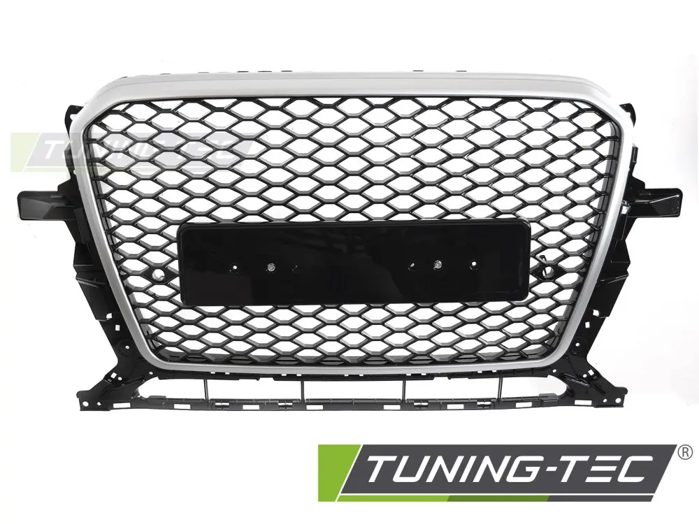 Predná maska Audi Q5 8R 12-16 Sport Style Silver PDC – náhľad 2