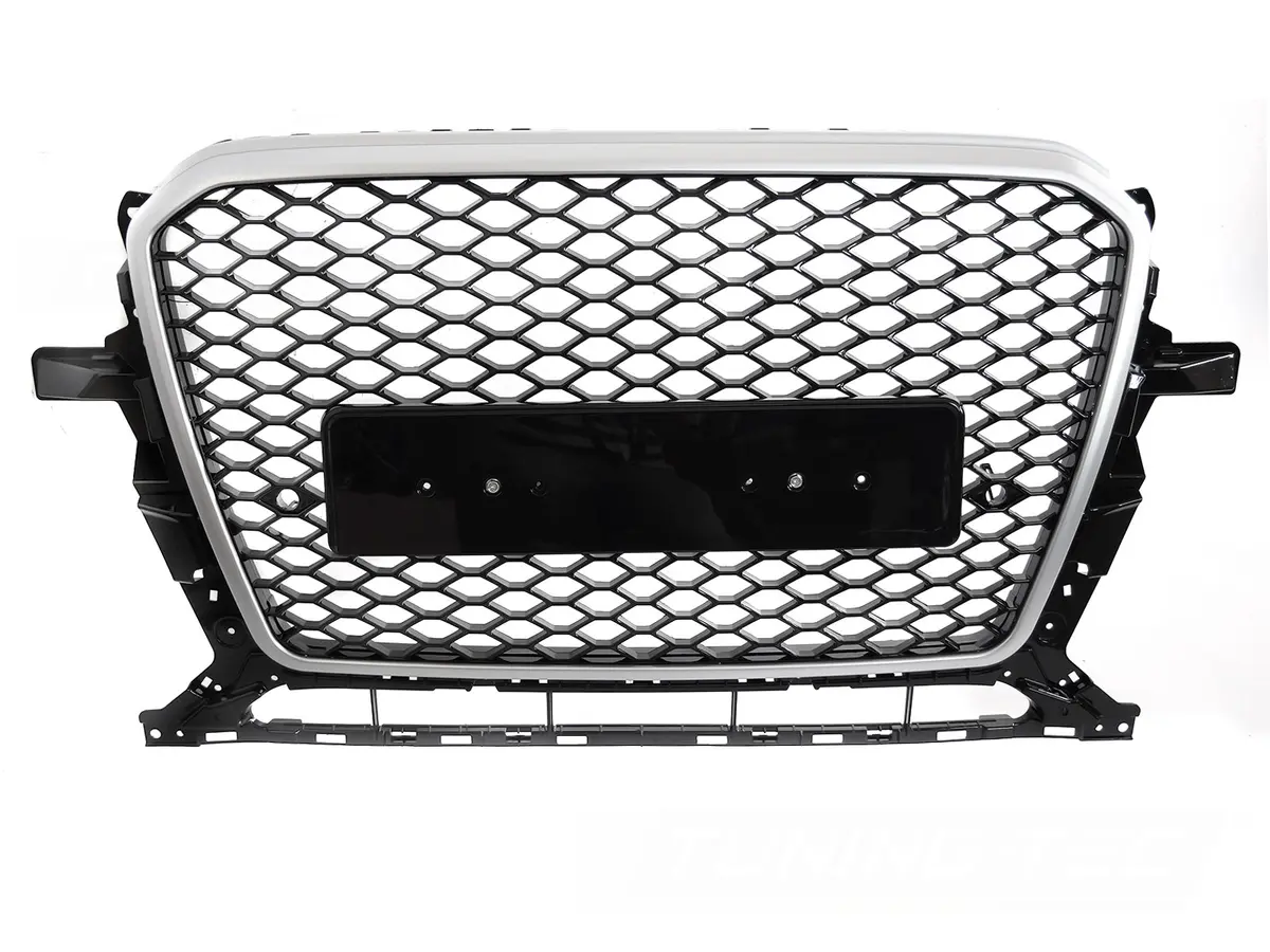 Front Grille Audi Q5 8R 12-16 Sport Style Silver PDC
