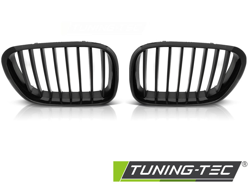 Front Grille BMW X5 E53 99-03 Glossy Black-Black Frame – náhľad 2