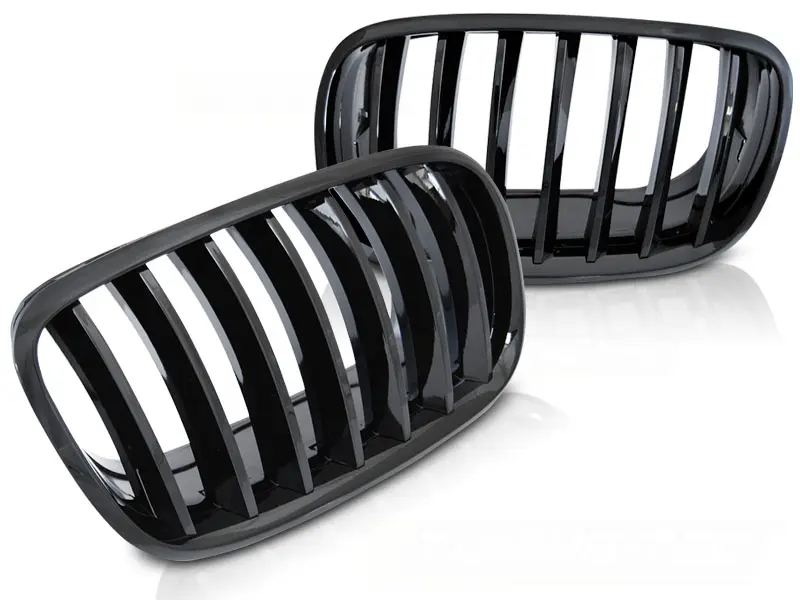 Front Grille BMW X5 E70 / X6 E71 08- Glossy Black