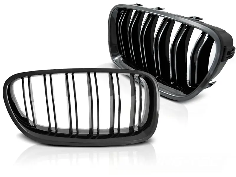 Predná maska BMW 5er F10 / F11 10-16 Sport Glossy Black Double Bar