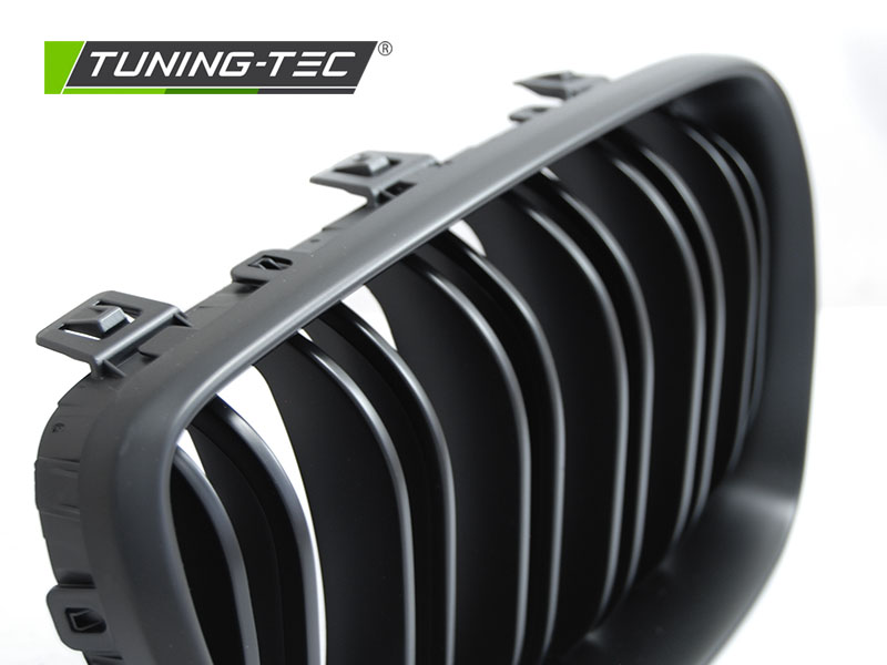 Front Grille BMW E87/E81/E82/E88 07-11 Sport Double Bar Matt Black – náhľad 4